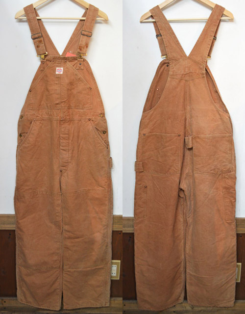 50-60's Carhartt ブラウンダックオーバーオール “ダブルニー