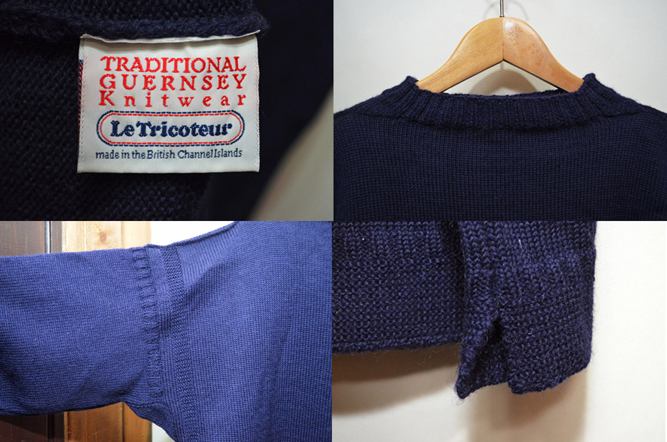 Le Tricoteur ガンジーセーター - used&vintage box Hi-smile