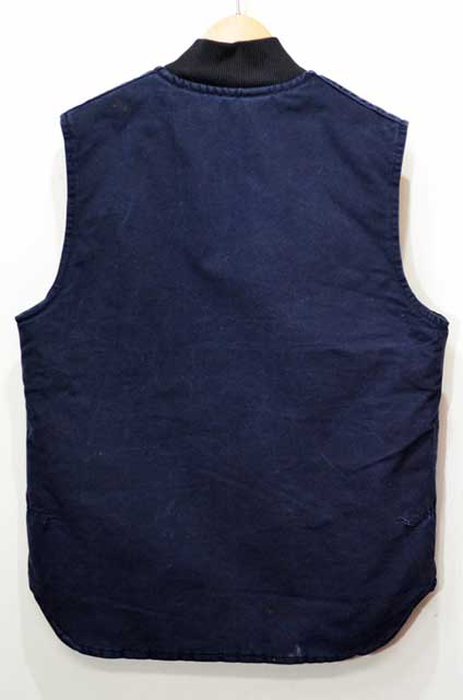 90-00's Carhartt ダックベスト “NAVY / USA製” - used&vintage box Hi
