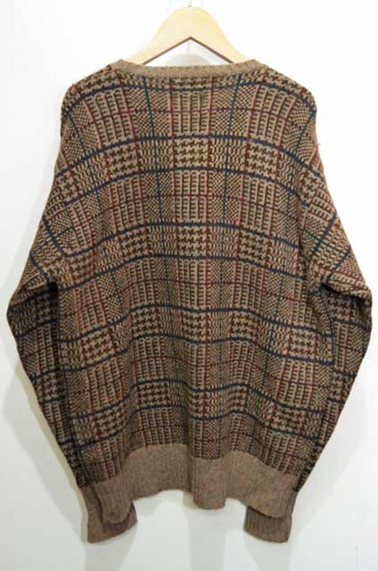 Polo Ralph Lauren チェック柄 ウールニット “エルボーパッチ付き