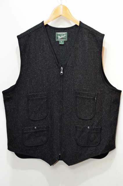Woolrich フルZIP ウールベスト - used&vintage box Hi-smile
