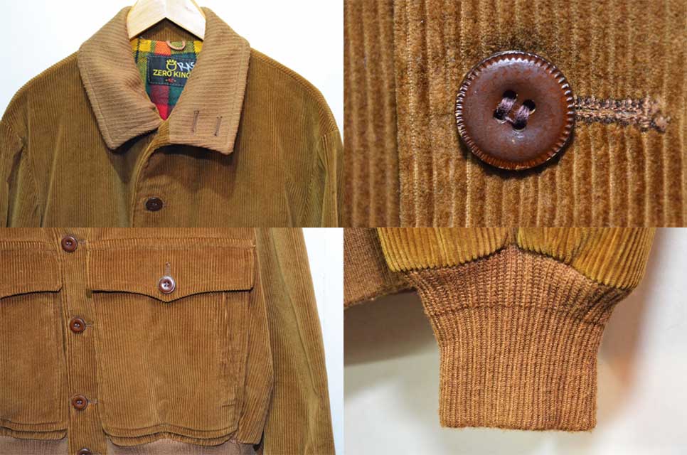 70's ZERO KING A-1 type 太畝コーデュロイジャケット - used&vintage