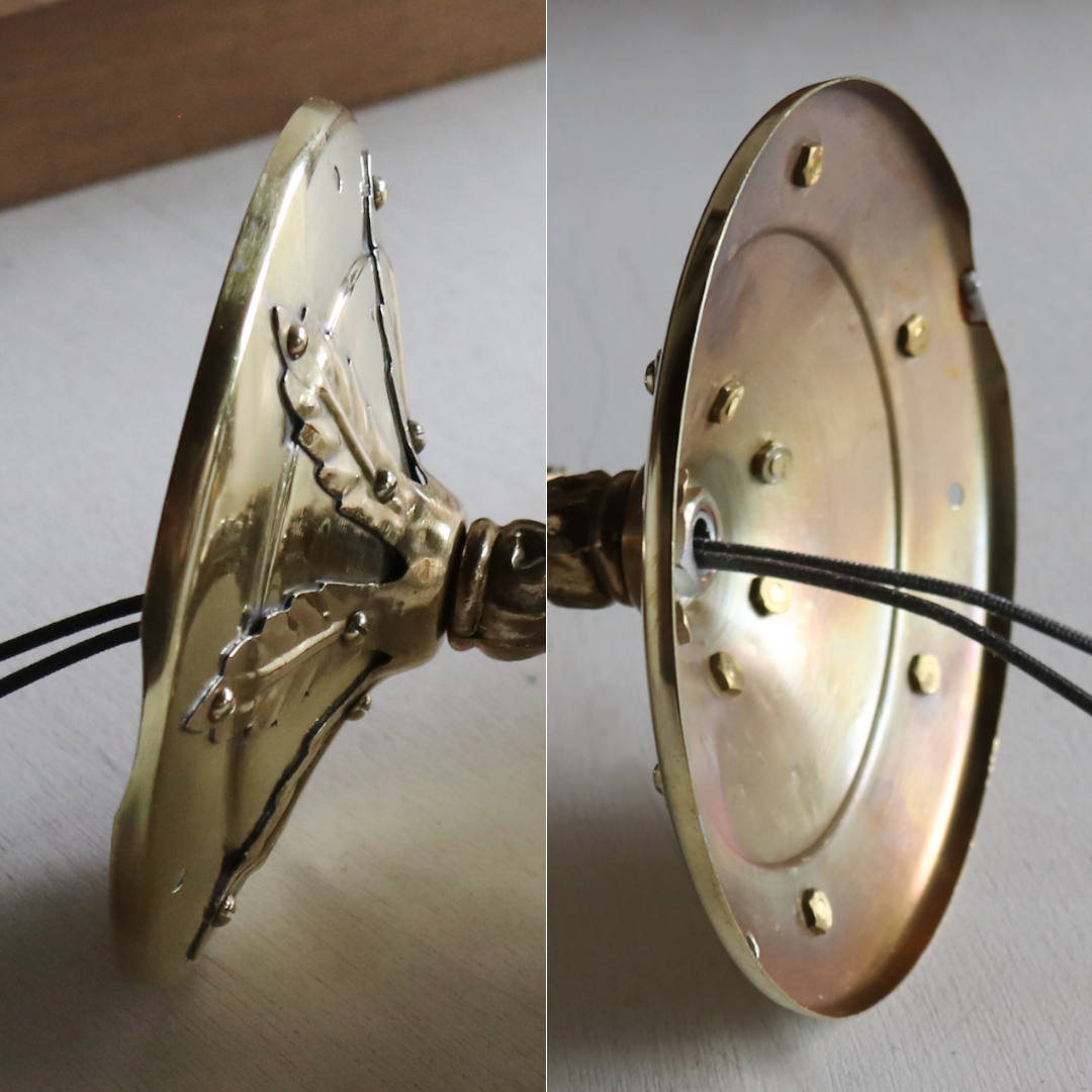 USAヴィンテージミルクガラスシェード付コロニアルブラケットライト