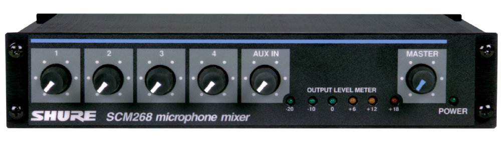 SCM268-J - Shureミキサー＆プロセッサー＆スピーカー - ヒビノ