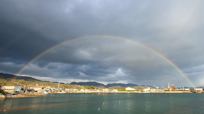 冬の虹【東広島フォトリポート】 | 東広島デジタル