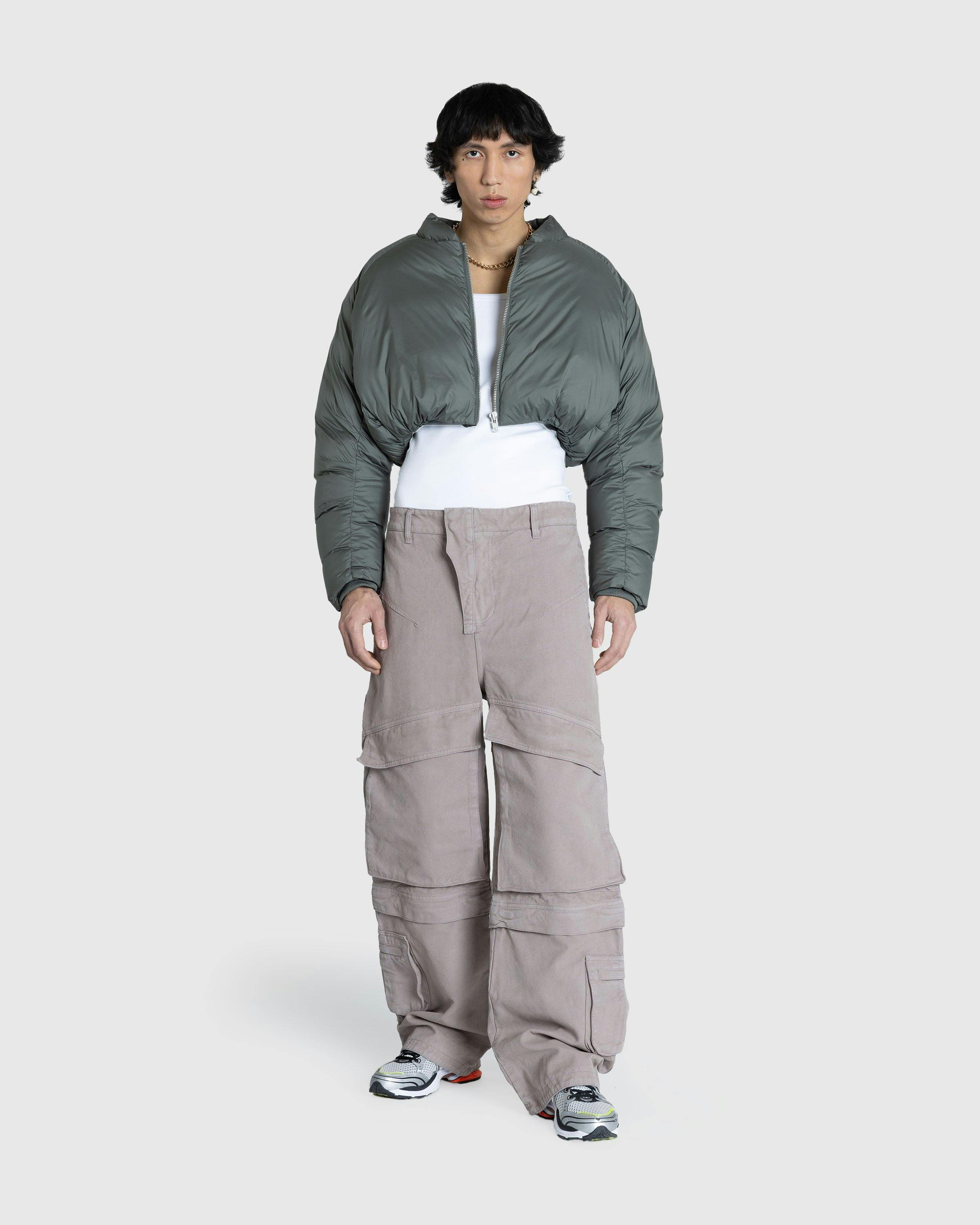 Entire Studios – Cropped Pillow Bomber Moss