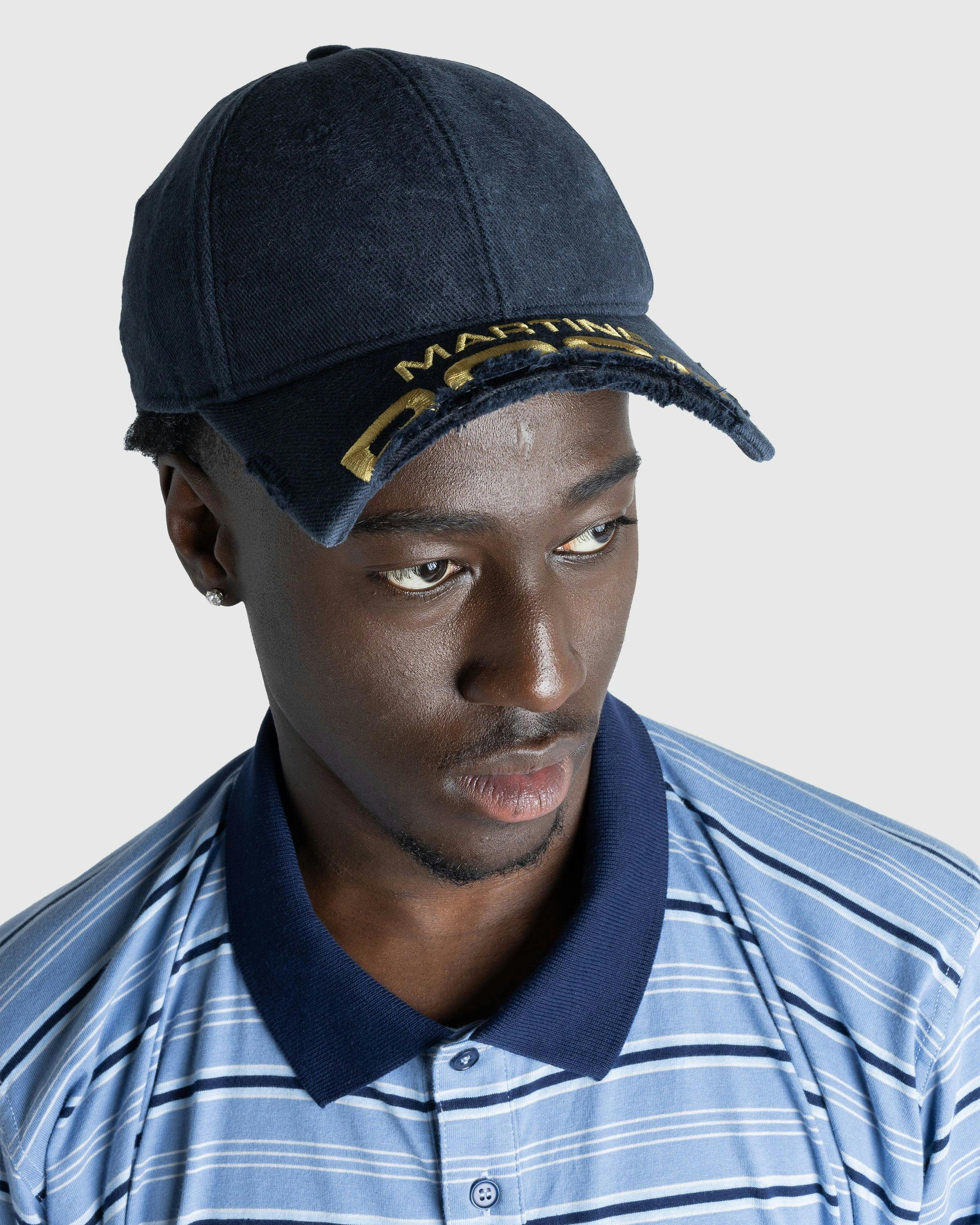 Martine Rose – Cut Peak Cap Navy