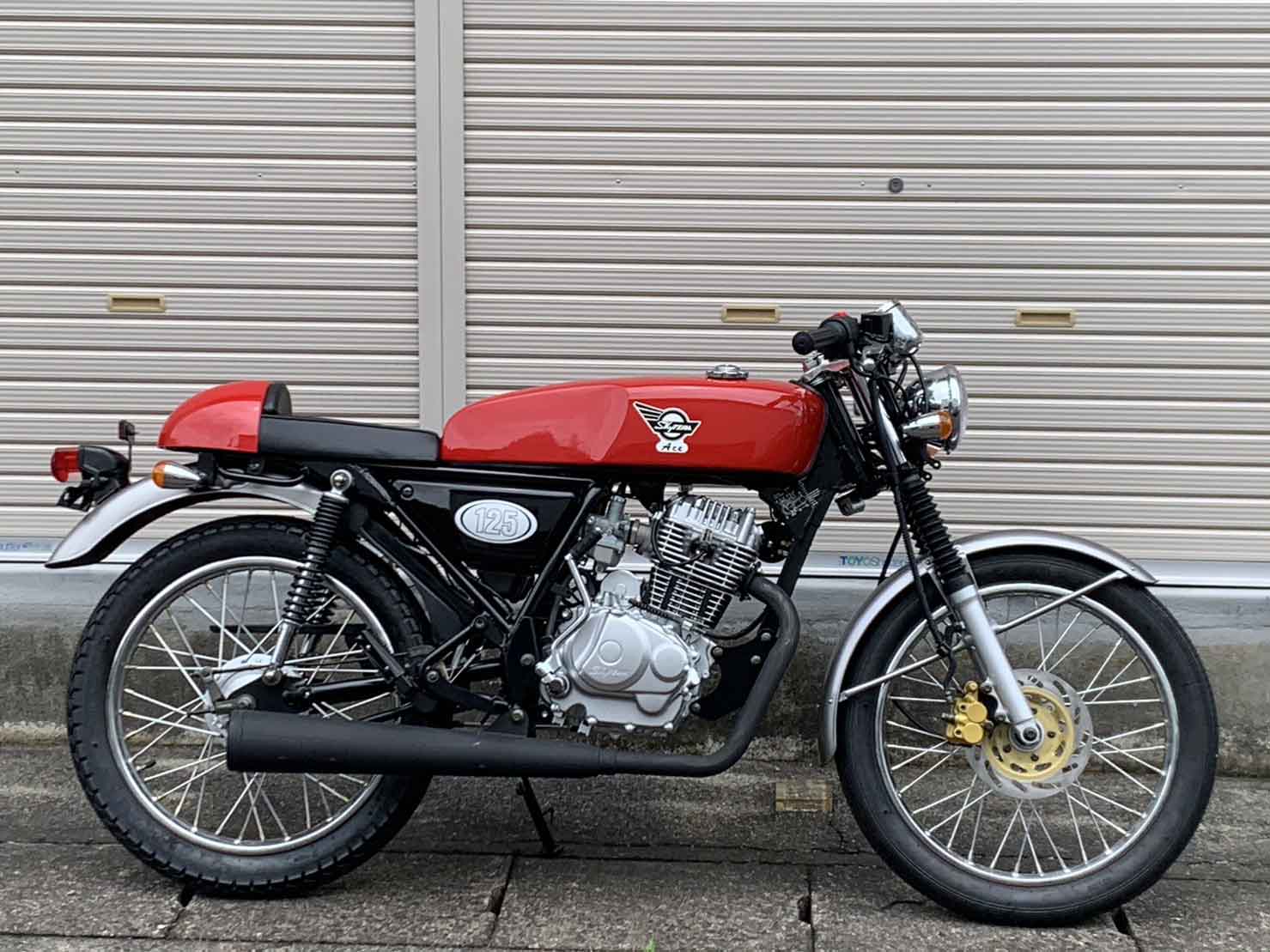 ACE125【 SV / RD 】｜A.J.S・SKYTEAM・SNAKE MORTORS 正規販売代理店