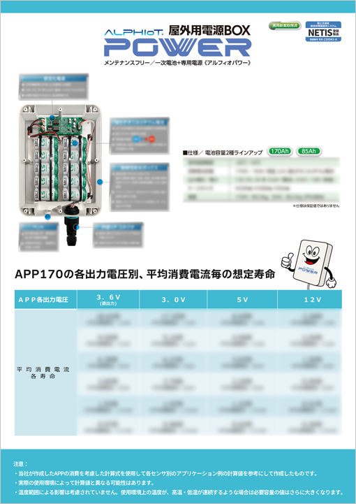 資料ダウンロード | 電池｜株式会社光アルファクス