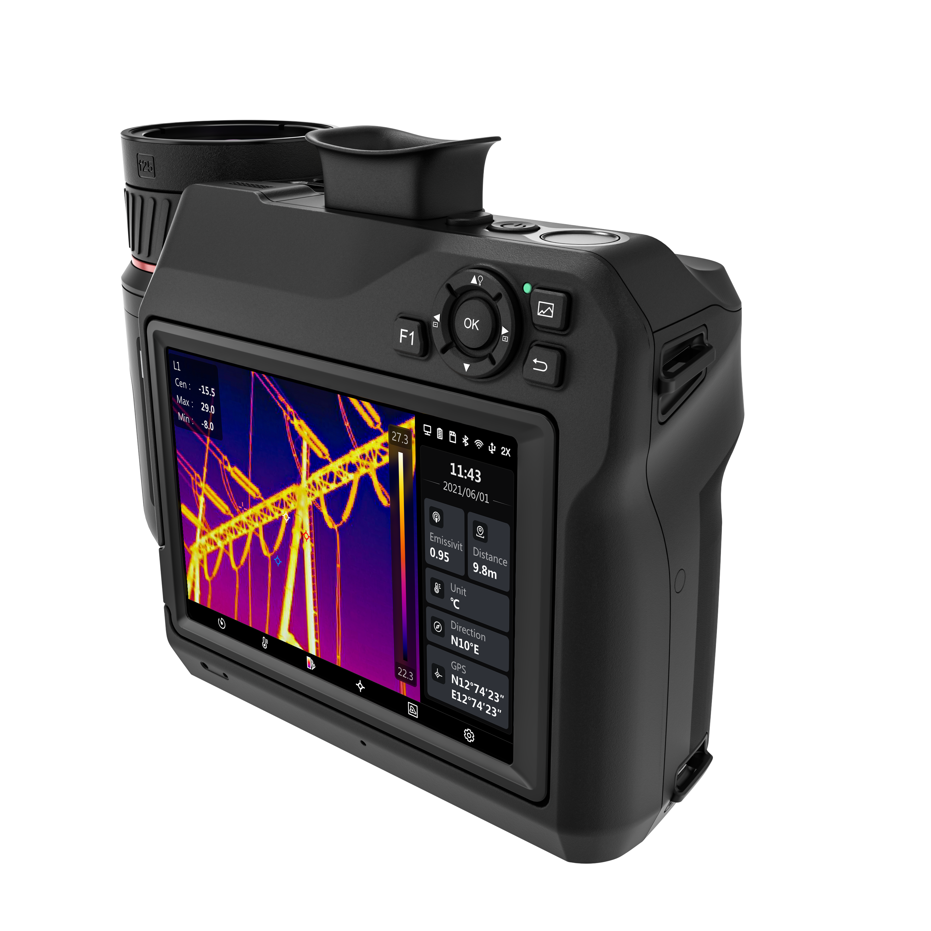 HIKMICRO 高温サーモグラフィカメラ SP60-L25 レンズ25° 安心サポート