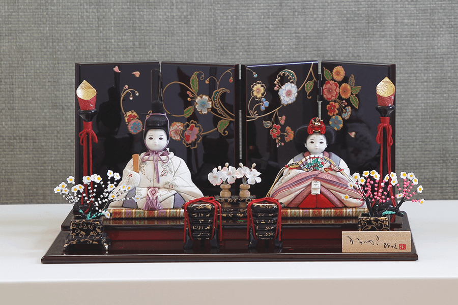 木目込み雛人形 親王飾り｜伝統の木目込み技法で作るコンパクトな親王