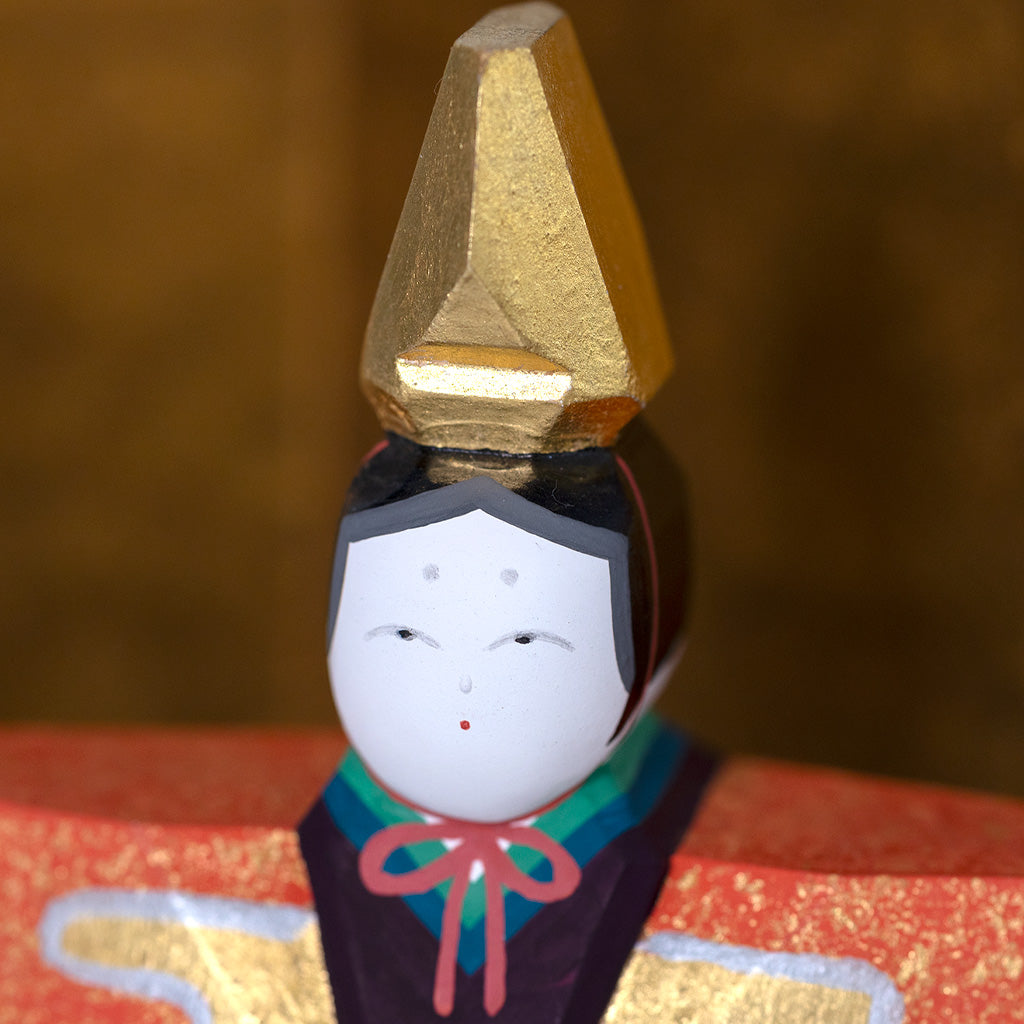 立雛（5号セット） 神泉作 – 奈良一刀彫 誠美堂