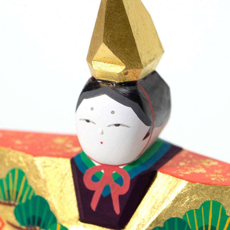 立雛（4号） 神泉作 – 奈良一刀彫 誠美堂