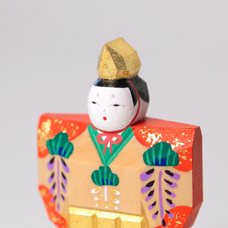 立雛（2号） 神泉作 – 奈良一刀彫 誠美堂