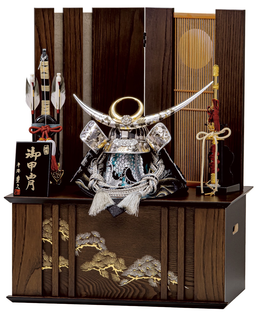 五月人形 収納式飾り | 職人手作りの【秀光人形工房】五月人形