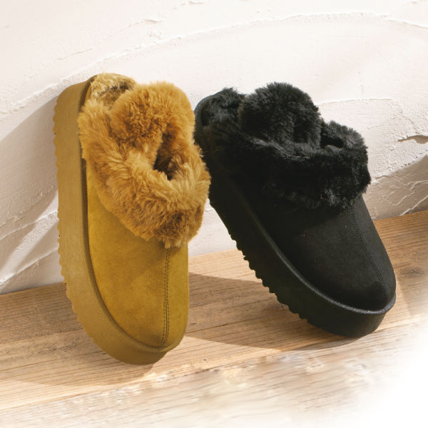 レディースボア厚底サンダル【22.0～25.5cm対応】 | 激安靴の通販