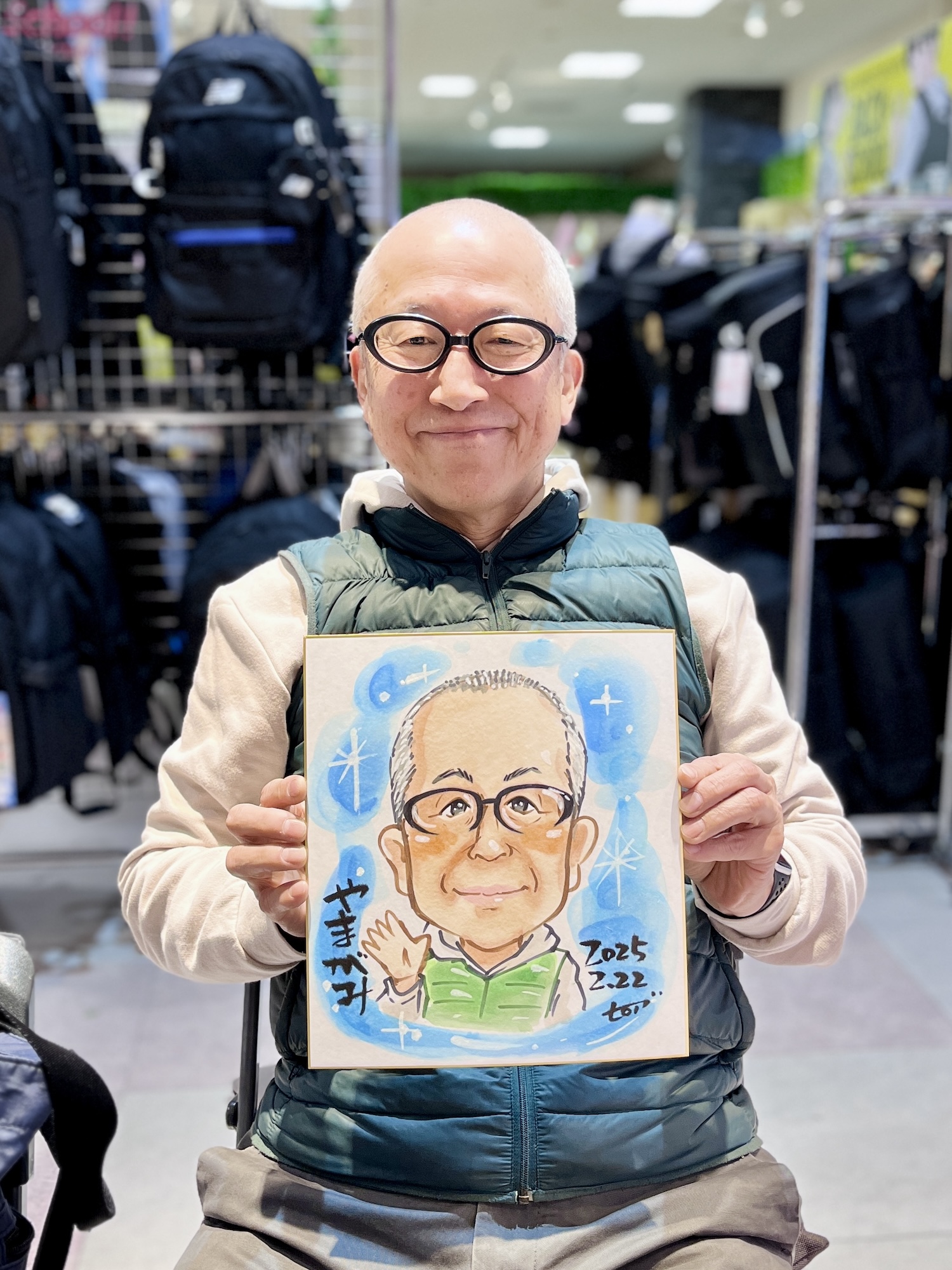 モラージュ佐賀で似顔絵屋さん！2025年2月22〜24日、3月1日 | 似顔絵