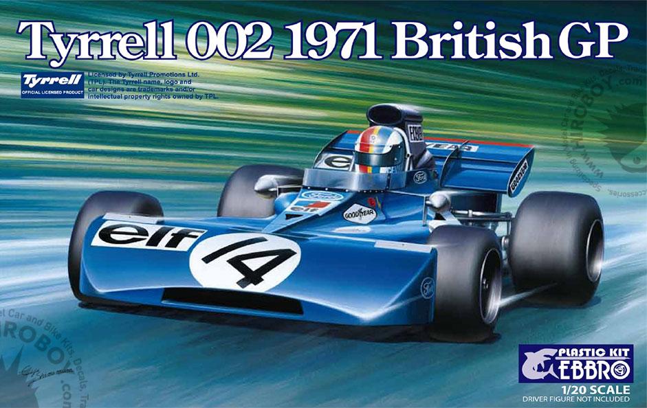 1:20 Tyrrell 002 British GP 1971 | EMSF-8 | Ebbro