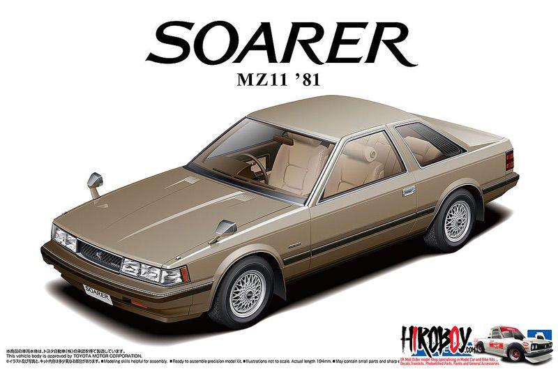 1:24 Toyota Soarer 2800GT-EXTRA MZ11 `81 | AOS-054864 | Aoshima
