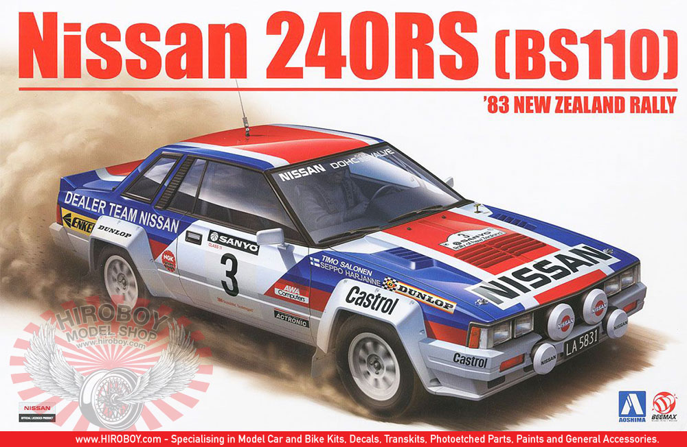 1:24 Nissan 240RS BS110 - '83 New Zealand Rally | AOS-085790
