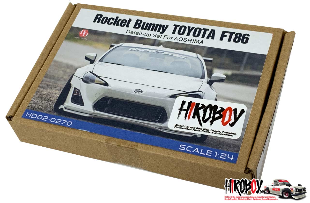 1:24 Toyota 86 Greddy / Rocket Bunny Photoetched Detail up Set for