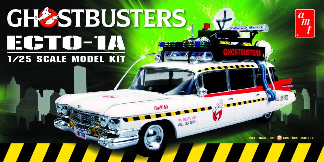 1:25 Ghostbusters ECTO-1A Model Kit | AMT750M | AMT