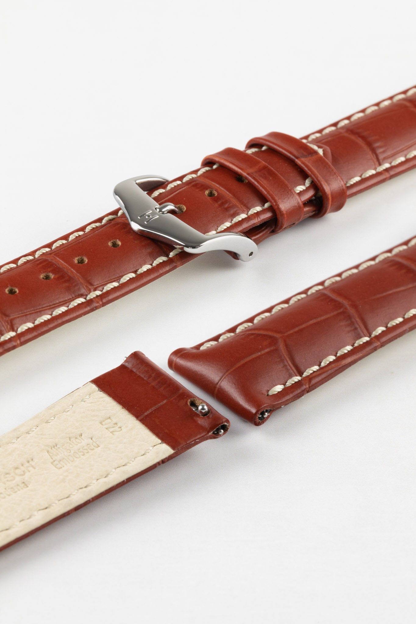 Hirsch Modena Watch Strap | Alligator Embossed | HirschStraps – HS