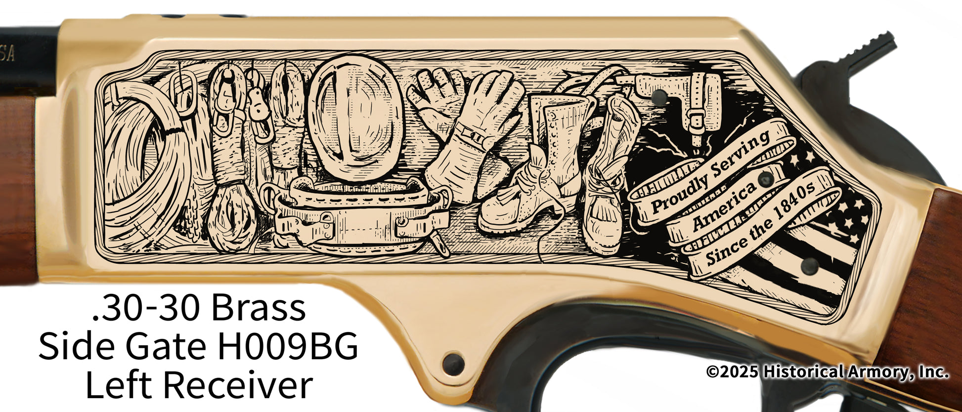 Power Lineman Edition Engraved Rifle – Historical Armory