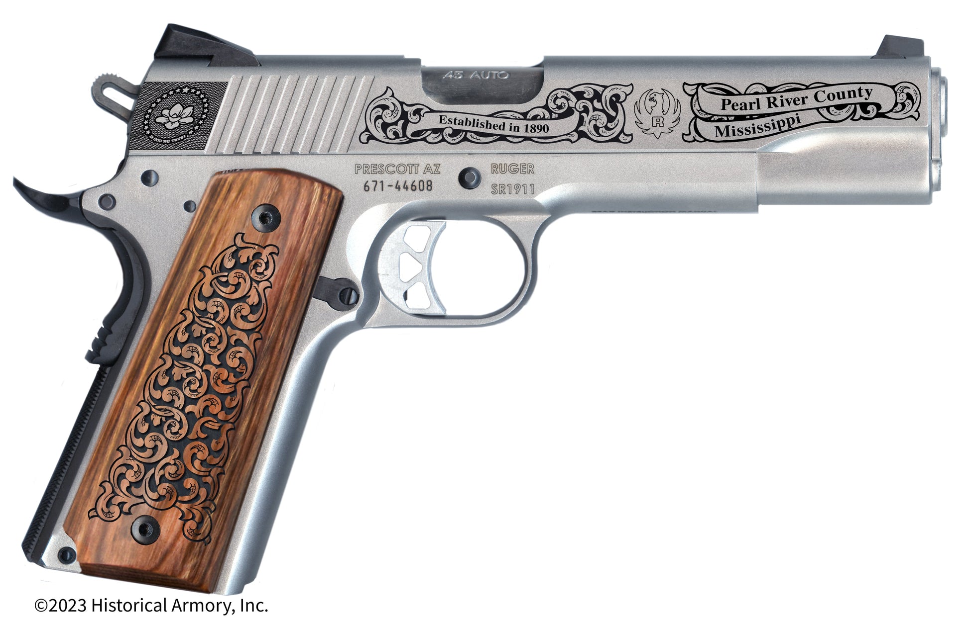 Pearl River County Mississippi Engraved 1911 – Historical Armory