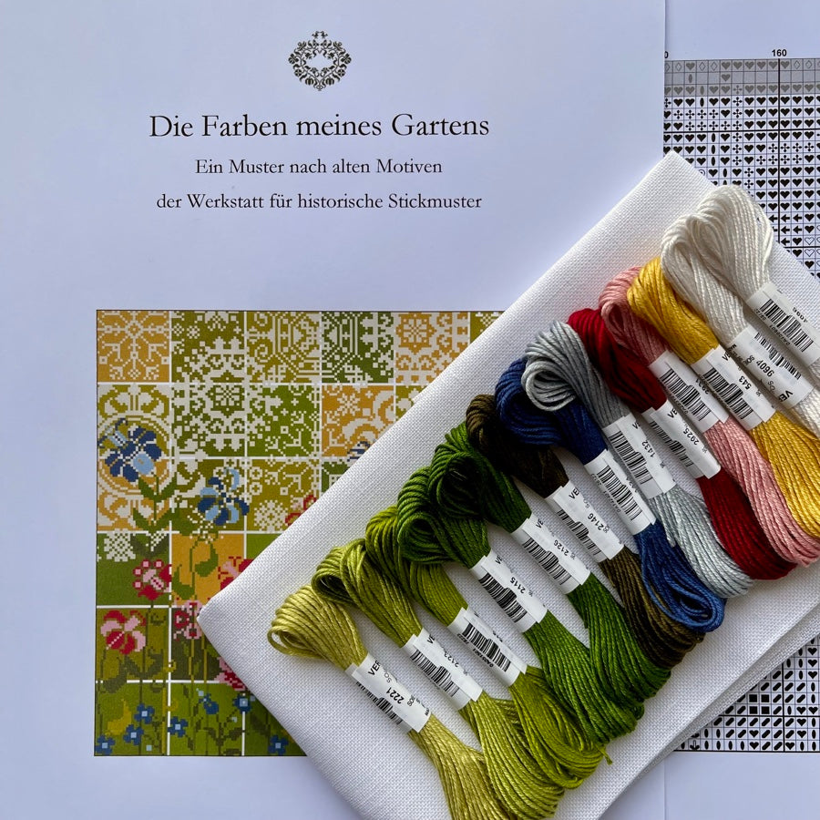 The Colors of my Garden | Cross Stitch Chart | Cross Stitch Kit