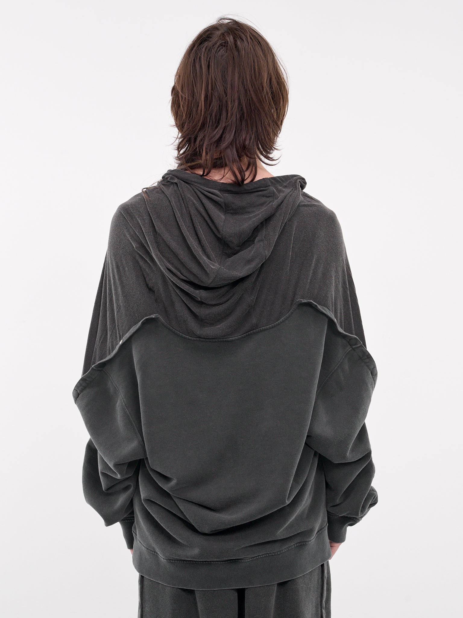 Snap Insert Hoodie (204SH005-J139-VINTAGE-BLACK)