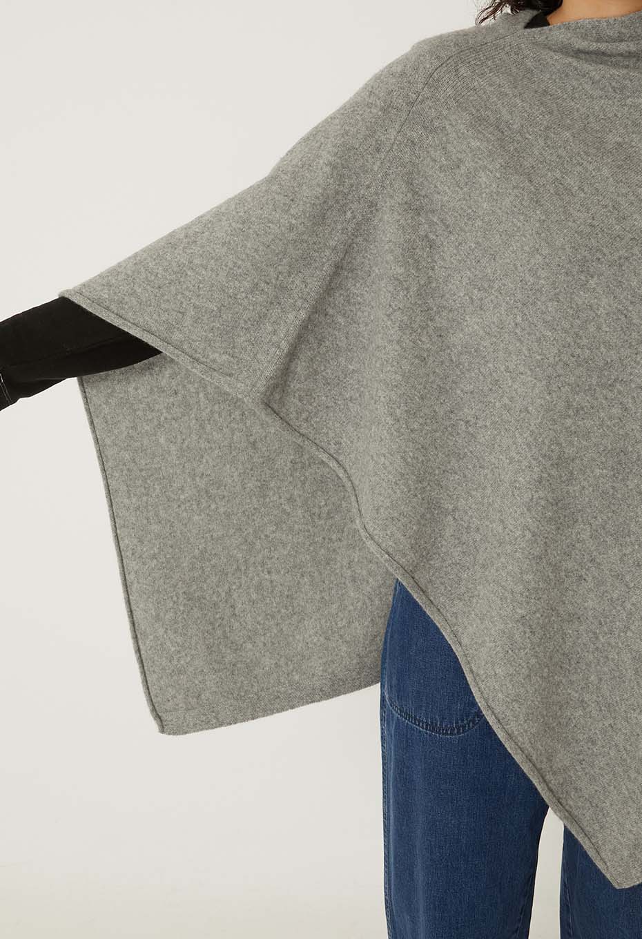 CT.Plage /カシミヤ ラクーン ポンチョ | C.T.plage | ハリウッド