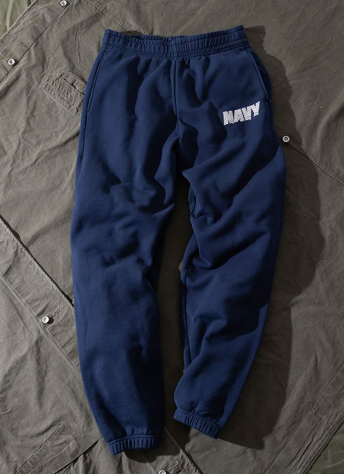 NAVY BLUE TRAINING SWEAT | BLUE BLUE | ブルーブルー | HOLLYWOOD