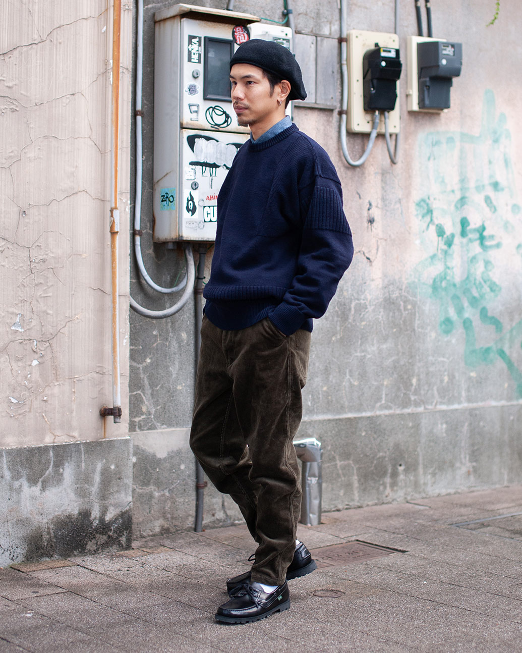 SLIM LOGGER PANTS| BLUE BLUE | ブルーブルー | HOLLYWOOD RANCH