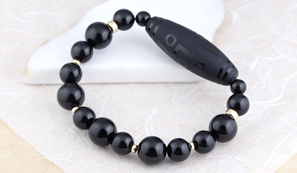 モリオン天珠ブレス【九眼天珠】|パワーストーンのヒーリングスペース タオ