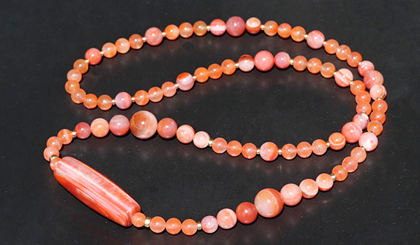 一点もの】南紅瑪瑙の天珠ネックレス-002|パワーストーンのヒーリング