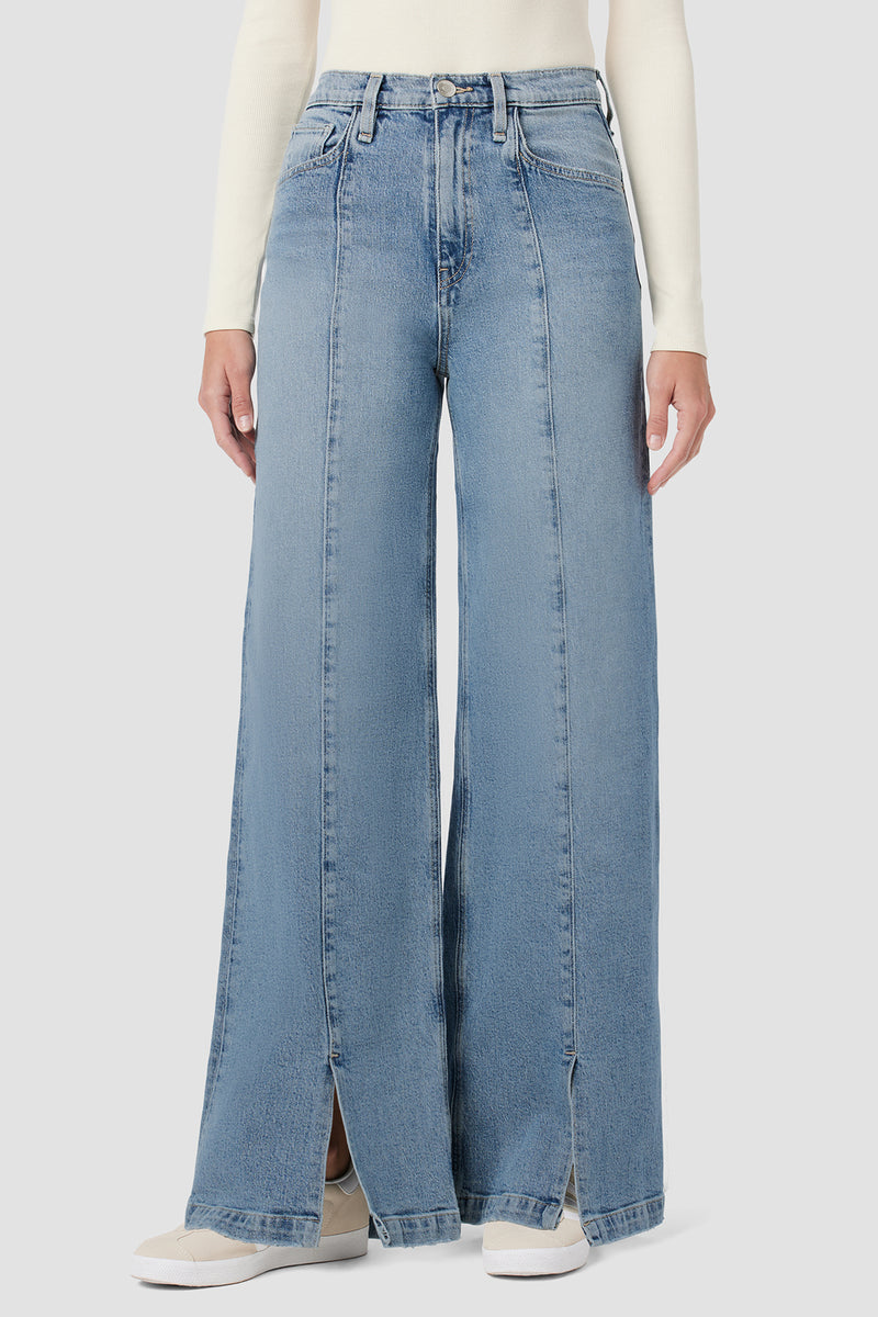 James High-Rise Wide Leg Jean | Premium Italian Fabric