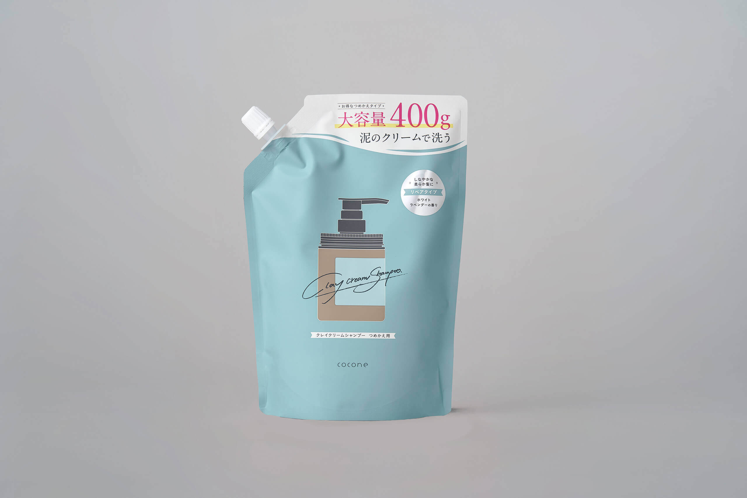 coconeクレイクリームシャンプー リペア 詰め替え - はぐくみ公式サイト
