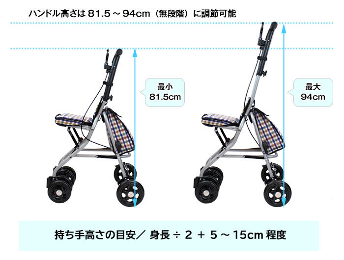 幸和製作所】シルバーカー パインウォーカー PS-169 | 手押し車 通販の