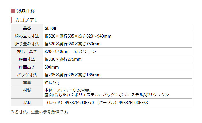 幸和製作所】シルバーカー カゴノアL SLM08 | 手押し車 通販の