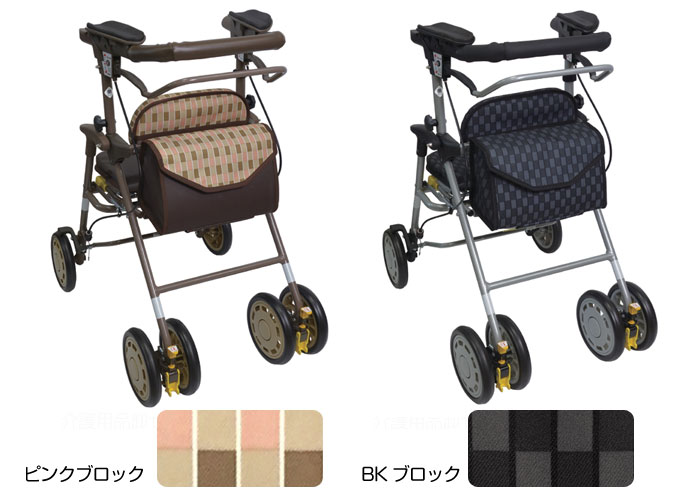 島製作所】四輪歩行器 シンフォニーAR | 手押し車 通販の【シルバー