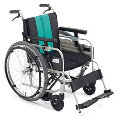 自動ブレーキ転倒防止機能 ミキ とまっティ MBY-41B Miki自走用車椅子