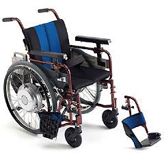 MiKi】電動ユニット装着車椅子 WX-2F ｜車いすの格安通販【車椅子卸