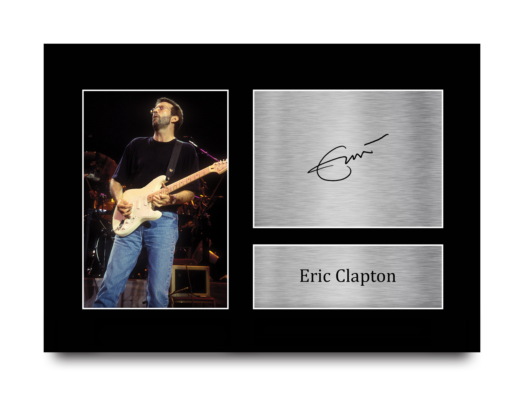 Eric Clapton Signed Pre Printed Autograph A4 Photo Gift For a Rock