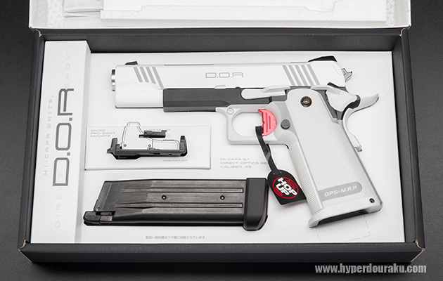 ハイキャパ ホワイト D.O.R 東京マルイ エアガン レビュー