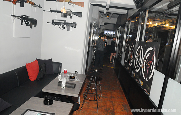 バイオハザードとコラボしたシューティングバーEA(エアー)で呑んできた!