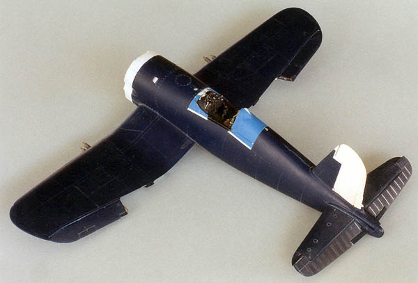 Vought F4U-7 Corsair by Darren Mottram (Academy, Heller and Others