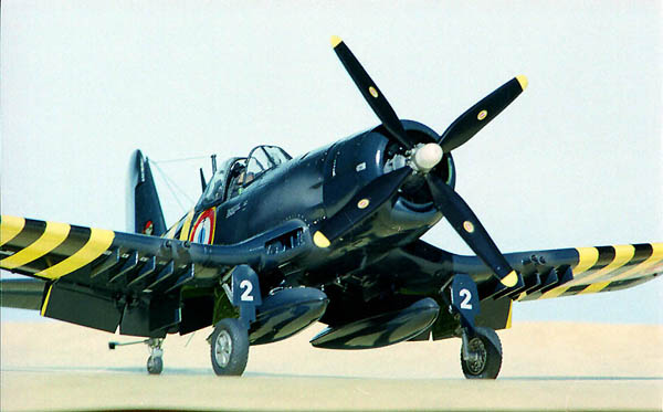 Vought F4U-7 Corsair by Darren Mottram (Academy, Heller and Others