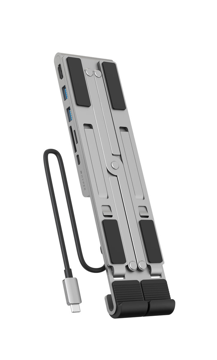 HyperDrive 7-in-1 USB-C Hub Stand – Power Meets Ergonomics