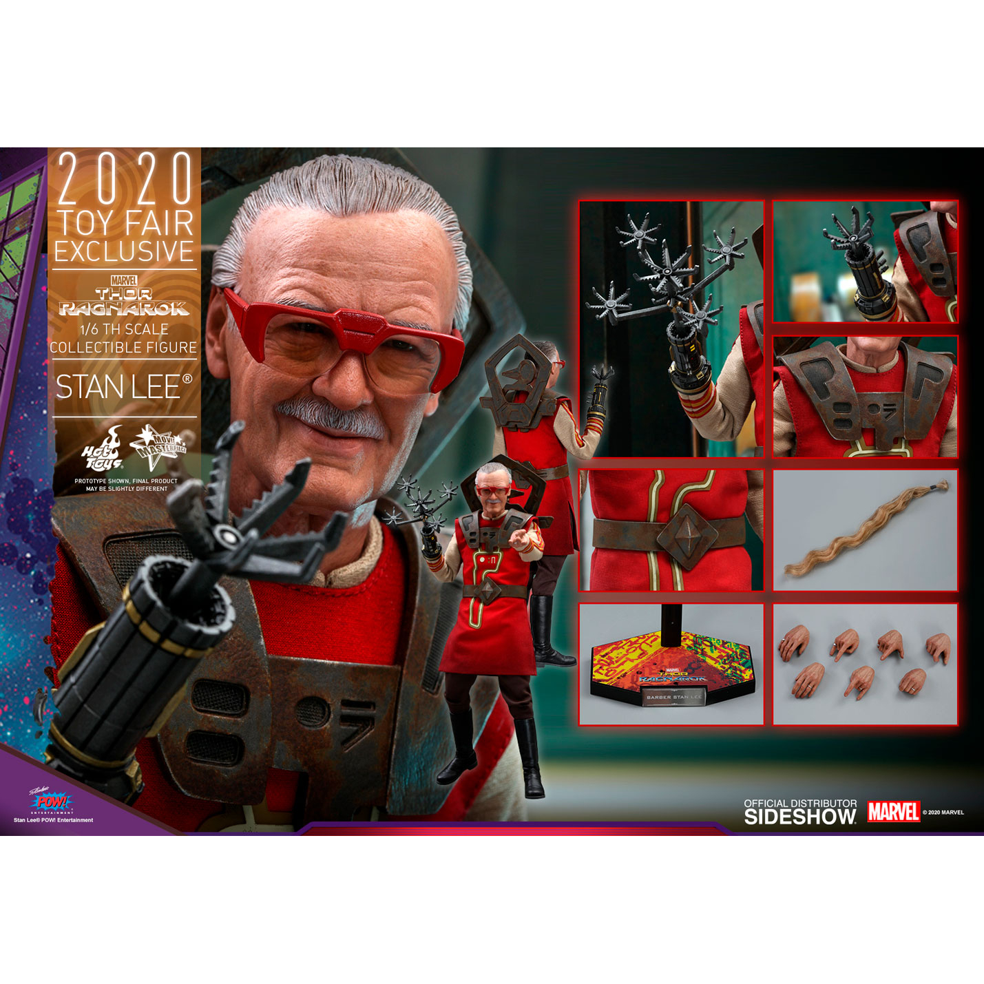 Marvel Stan Lee (Thor: Ragnarok) EXCLUSIVE 1:6 figure Hot Toys